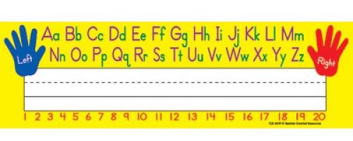 Left/Right Alphabet Flat Name Plates (6.9cmx29.2cm)(36pcs)