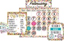 Confetti Calendar Bulletin Board Set   (84pcs) (18''x24'')(45.7cmx61cm)