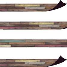 Reclaimed Wood Magnetic Border 24" x 1.5". 24 total feet ( 61 cm x 1.25 cm 7.3 m total)