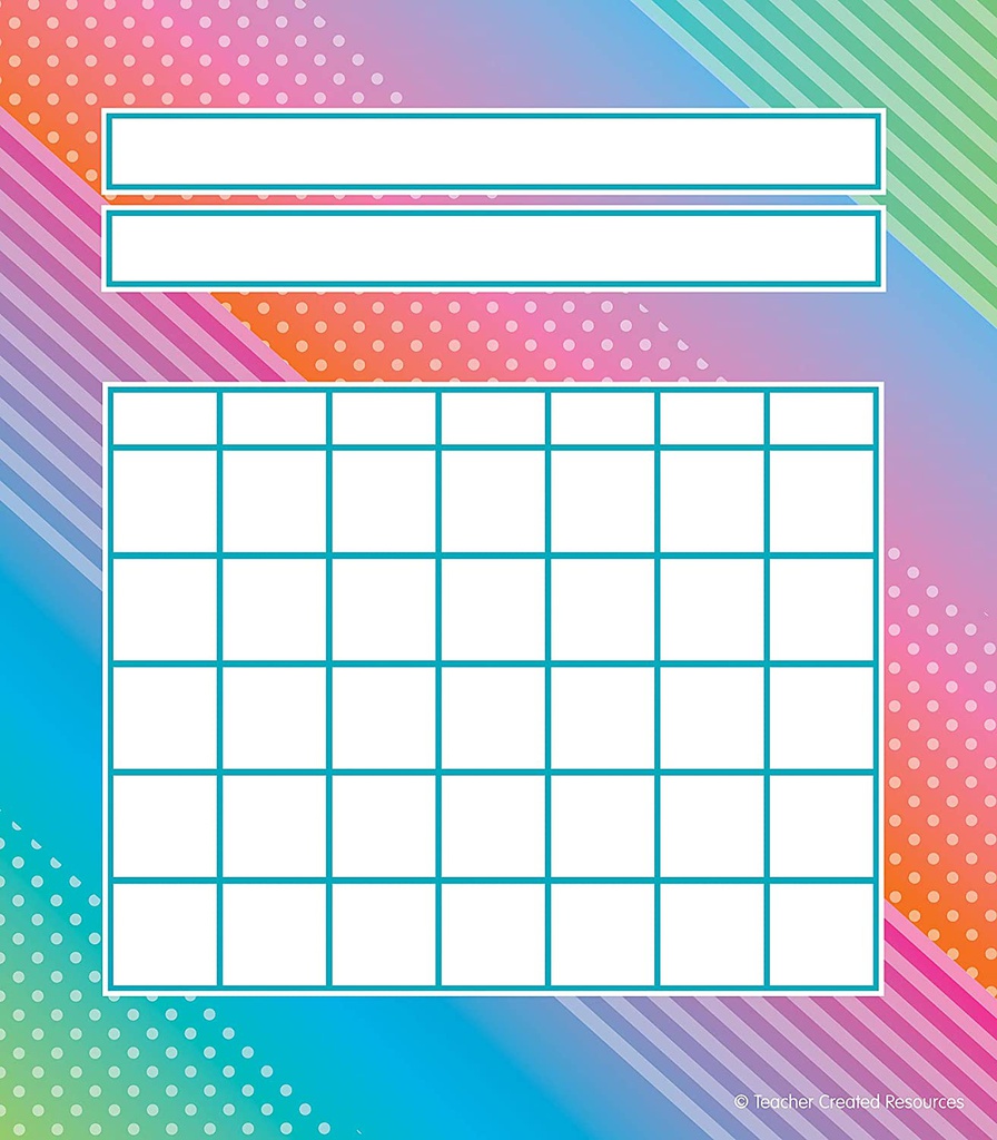 Colorful Vibes Incentive Charts (13.3cmx15.2cm)(36pcs)