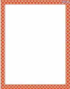 Moroccan Orange Chart Wipe - Off (55cmx 43cm)