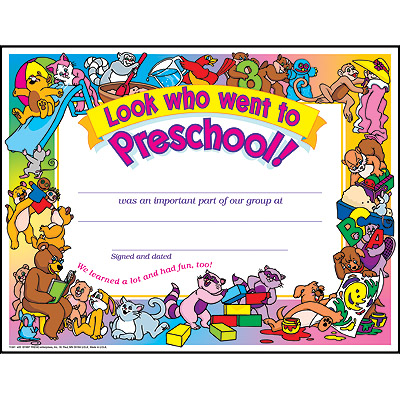 Look who went to Preschool! 21.5cmx 28cm(30 sheets)