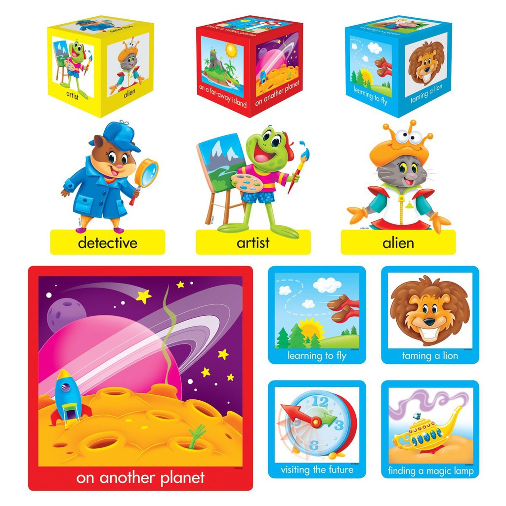 Playtime Pals Tell-A-Story Bulletin Board Set  (42pcs)(6"-15.2cm)