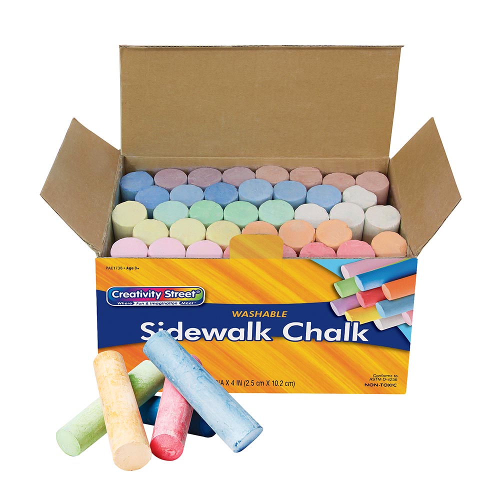 Creativity Street Sidewalk Chalk (36pcs)(1''x4'')(2.5cmx10.2cm)(3+yrs)