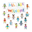 All Are Welcome! Bulletin Board Set (39pcs)