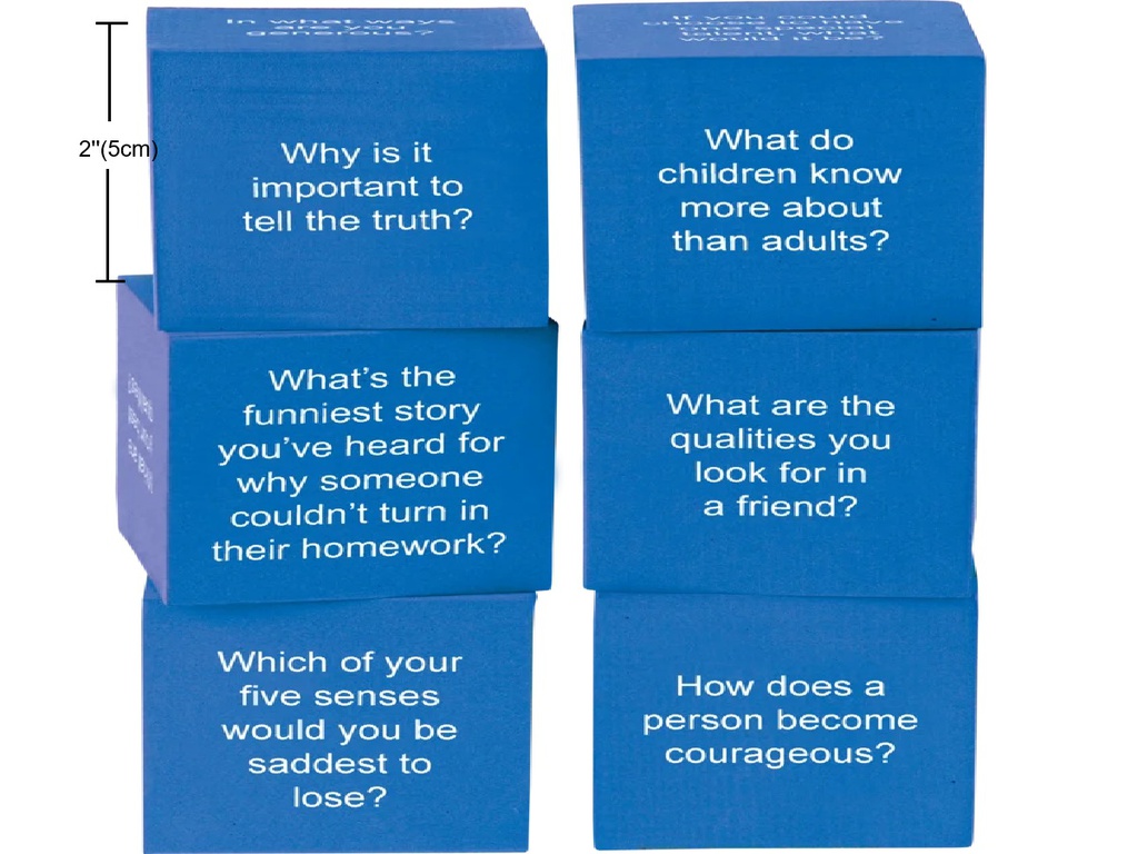 Foam Life Question Cubes (6pcs)