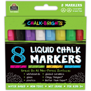 Chalk Brights Liquid Chalk Markers (8 per pack)