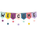 Oh Happy Day Pennants Welcome! Bulletin Board(60pcs)