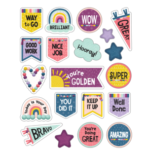 Oh Happy Day Stickers (120stickers)(0.5''-1.2cm)
