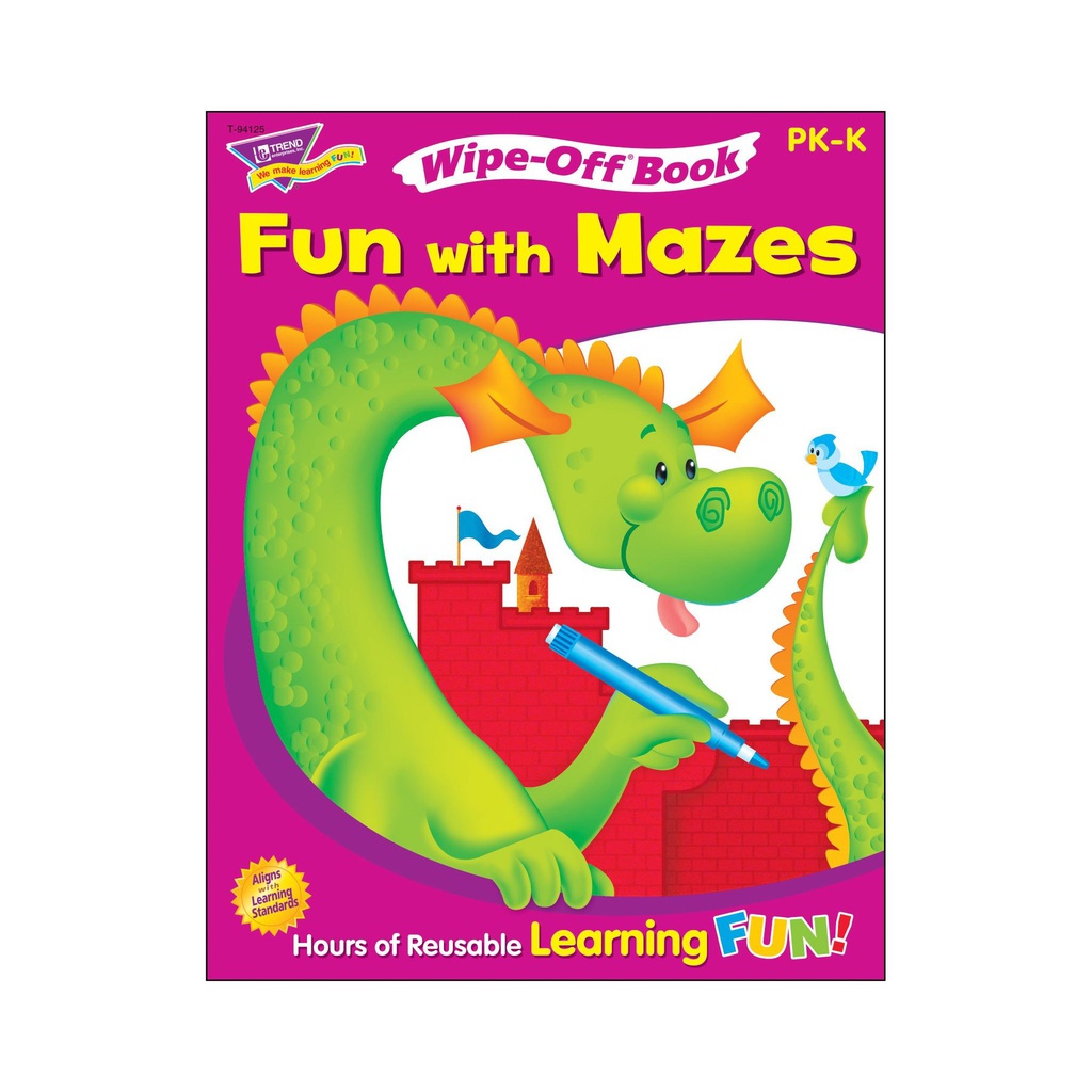 Fun with Mazes (Gr:prek-k) Write-on/Wipe-off
