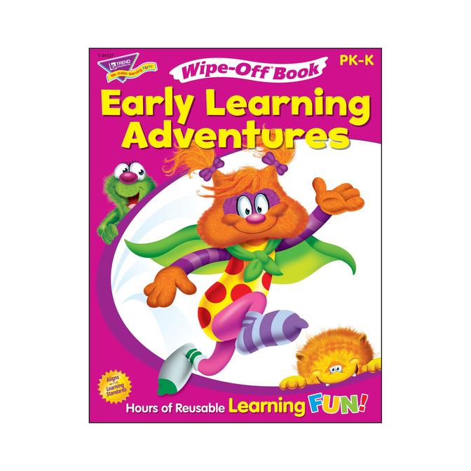 Early Learning Adventures (PK-K) BOOKS Write-on/Wipe-off