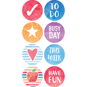 Watercolor Planner Mini Stickers(378stickers) (0.4''-1cm)