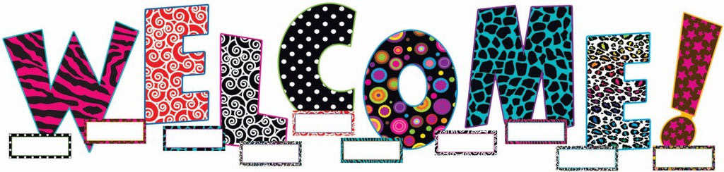 Fancy Welcome! Bulletin Board (41pcs)Total (6'=1.8m)