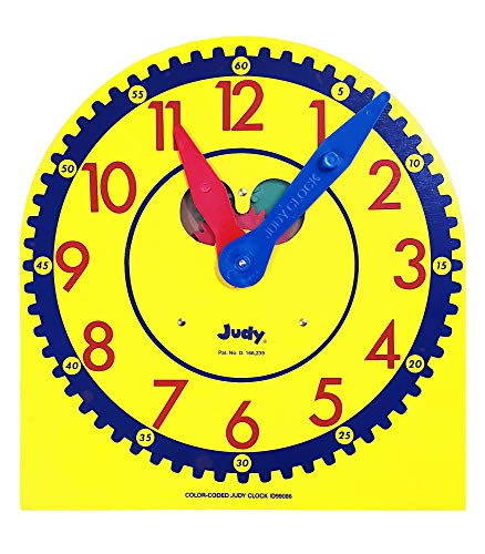Color-Coded Judy Clock (Gr:K-3)(12.5''x13.5'')(31cmx34.2cm)