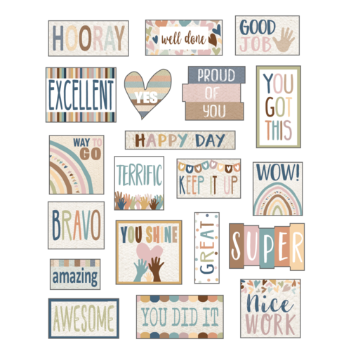 Everyone is Welcome Stickers (120 pcs) (3.5cm-1.5'')