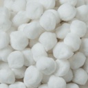 CREATIVITY STREET POM PONS 1" (2.50cm) WHITE (100pcs)