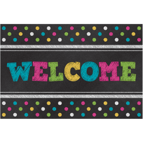 Chalkboard Brights Welcome! Postcards 4" x 6" (10cm x 15cm) 30/pack