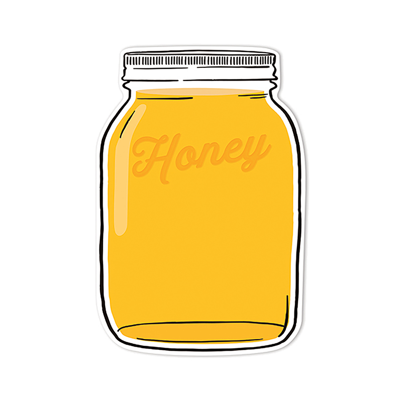 THE HIVE MASON JAR  Accents 36/pack  5.5" x 5.5" (14cm x 14cm)
