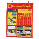 CLASSROOM CALENDAR POCKET CHART 36" x 26" (91cm x 66cm)