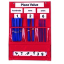 Place Value &amp; Counting POCKET CHART 13" x 18" (33cm x 45.7cm)