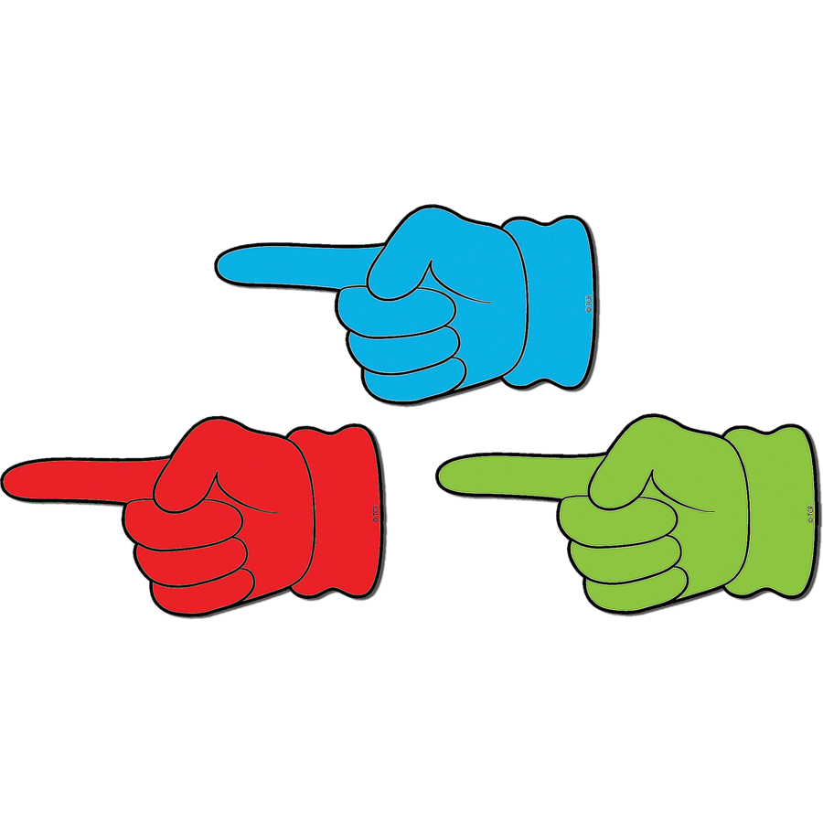 POINTING HANDS Magnetic Accents  (4''-10 cm)  (16pcs)