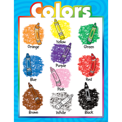 COLORS Chart (17''x22'')(43cmx56cm)