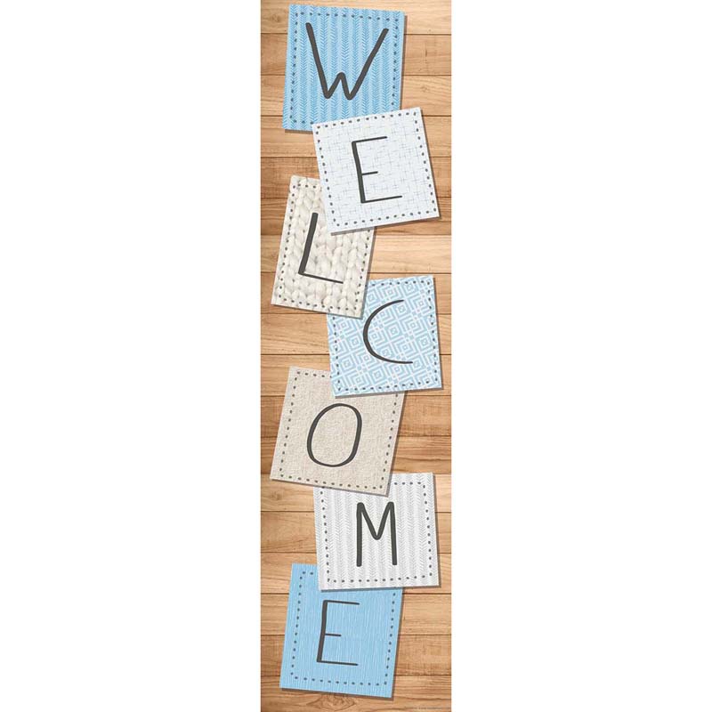 A Close-Knit Class Welcome! vertical Banner (12"x48") (30.5cmx122cm)  (1pc)