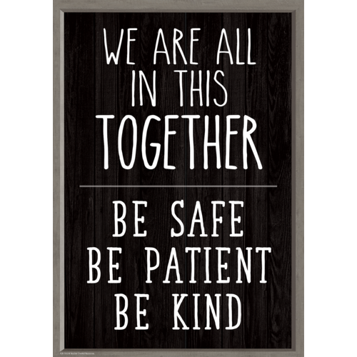 We Are All in This Together Positive Poster 19"x 13.5" (48cm x 35cm)