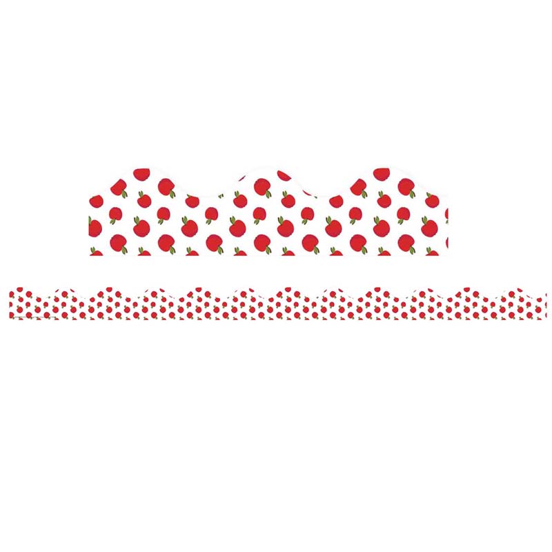 A TEACHABLE TOWN APPLES BORDERS (37''x2")(93.3cmx5cm) (12 strips)