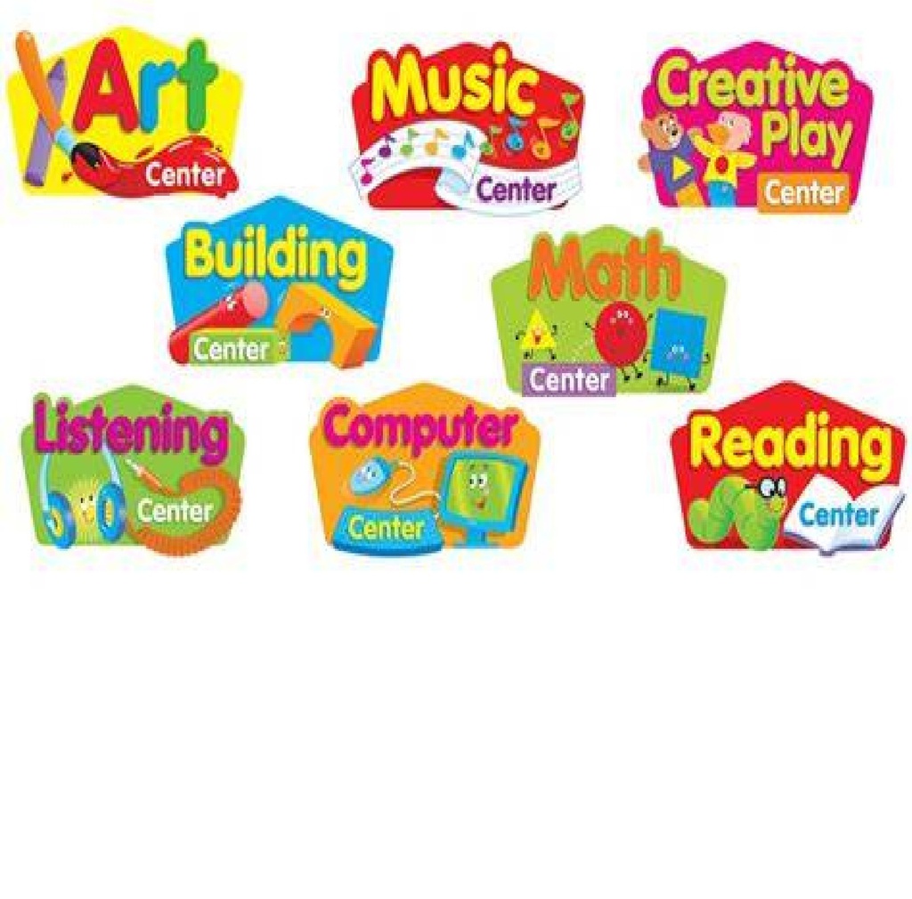 PRIMARY CENTER SIGNS  MINI BB SET (8 pcs)(13''-33cm)