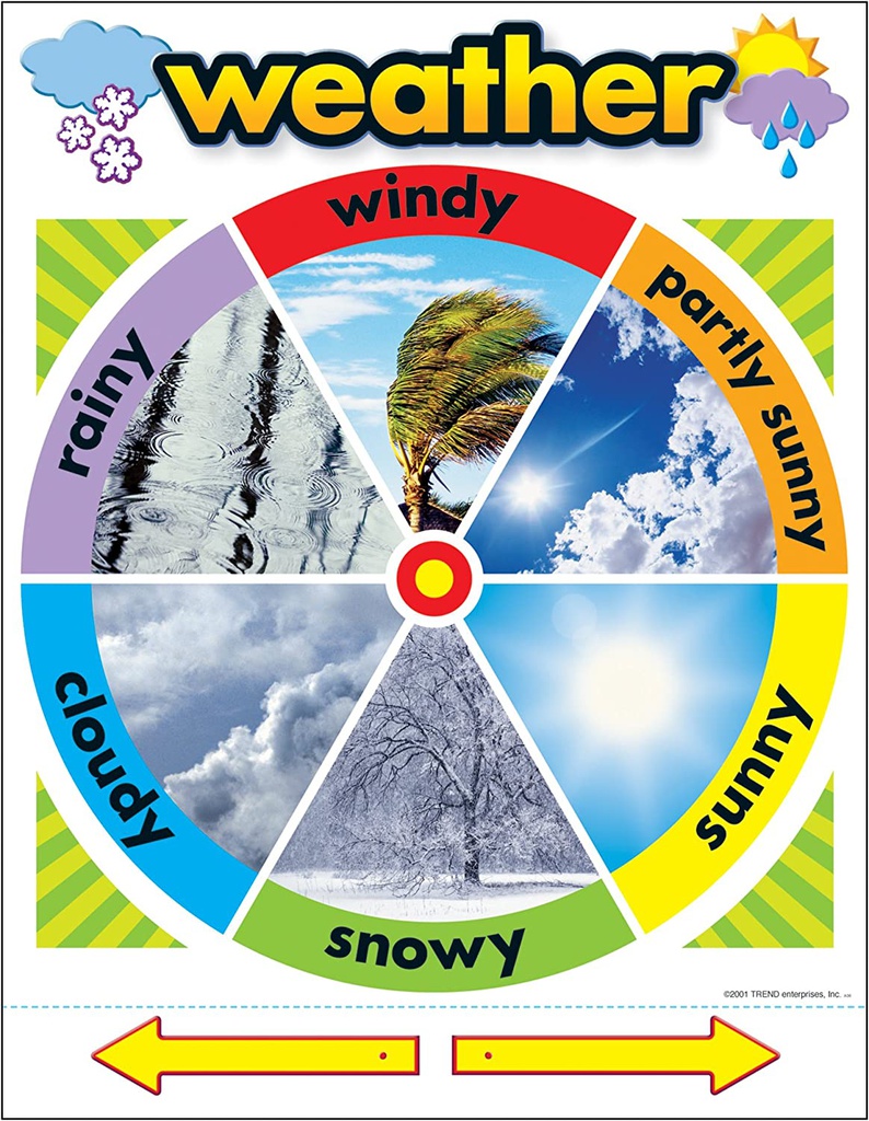 WEATHER Chart 17" x 22" (43cm x 56cm)