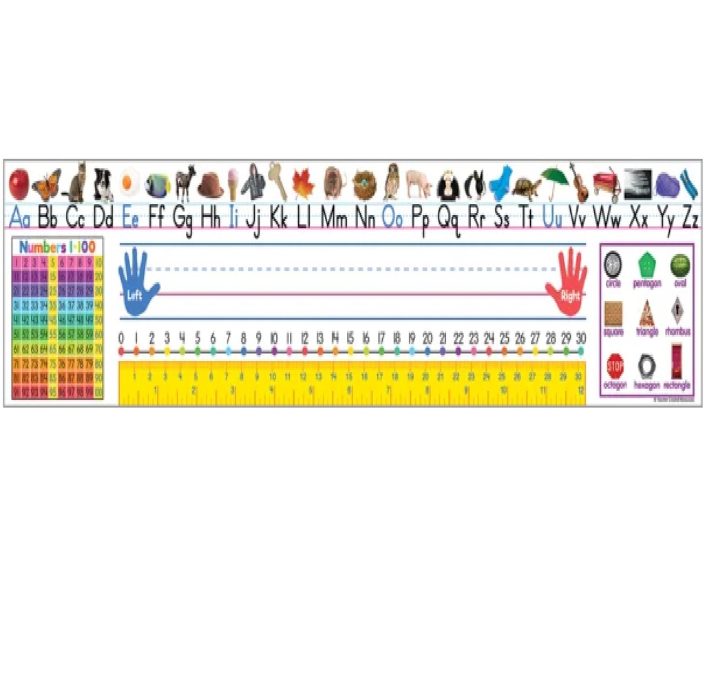 Colorful Traditional Printing Jumbo Name Plates 3.5''x11.5''(8.8cmx29.2cm)(36pcs)