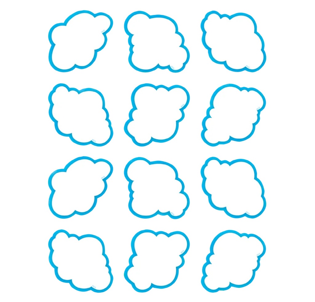 Clouds Mini Accents 2.6''(6.6cm) (36 pcs)