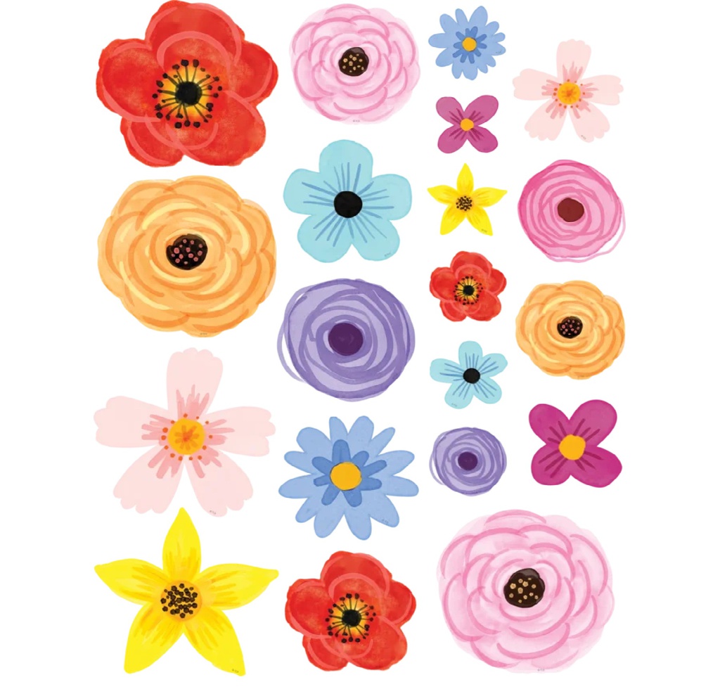 Wildflowers Accents - Assorted Sizes (15.2cm)6'' (10.1cm) 4'', (8.8cm) 3.5'', (6.3cm) 2.5''