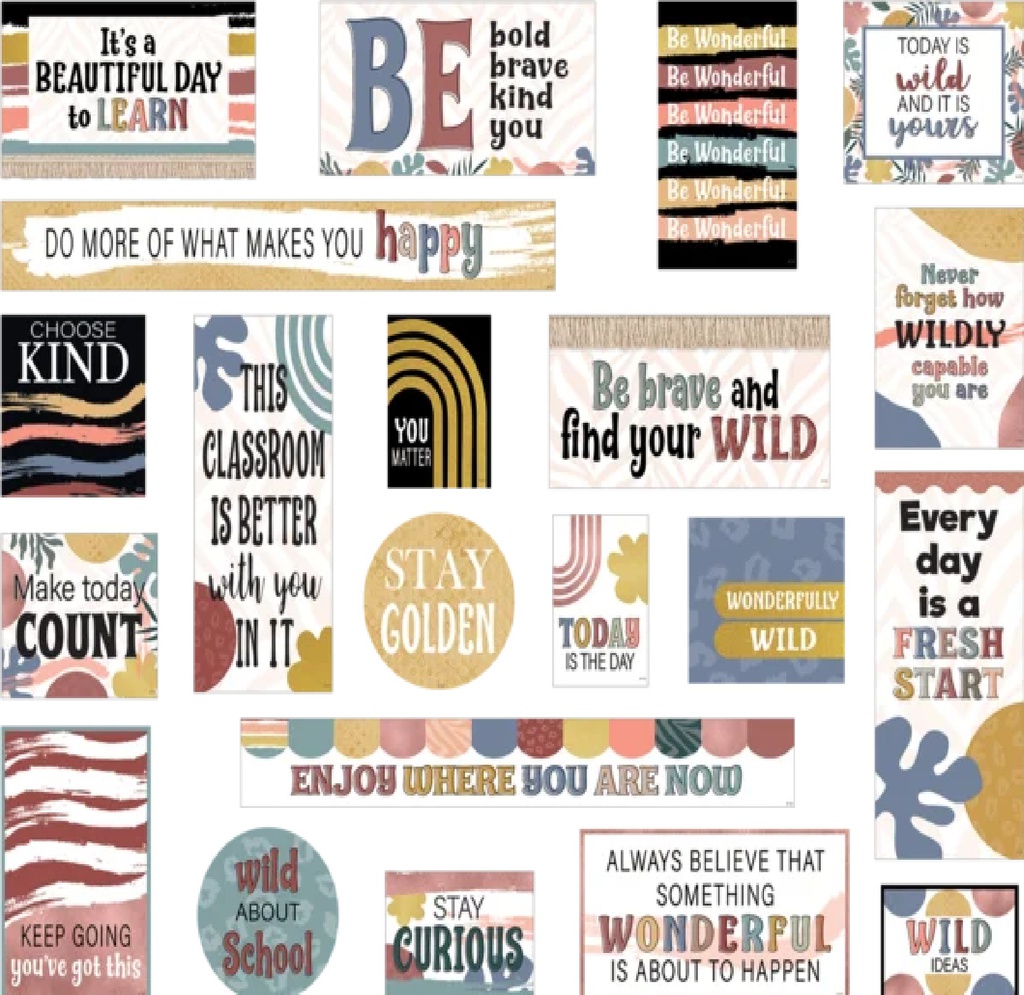 Wonderfully Wild Mini BB Set 20.1''x2.75''(50cmx6.9cm)(21pcs)