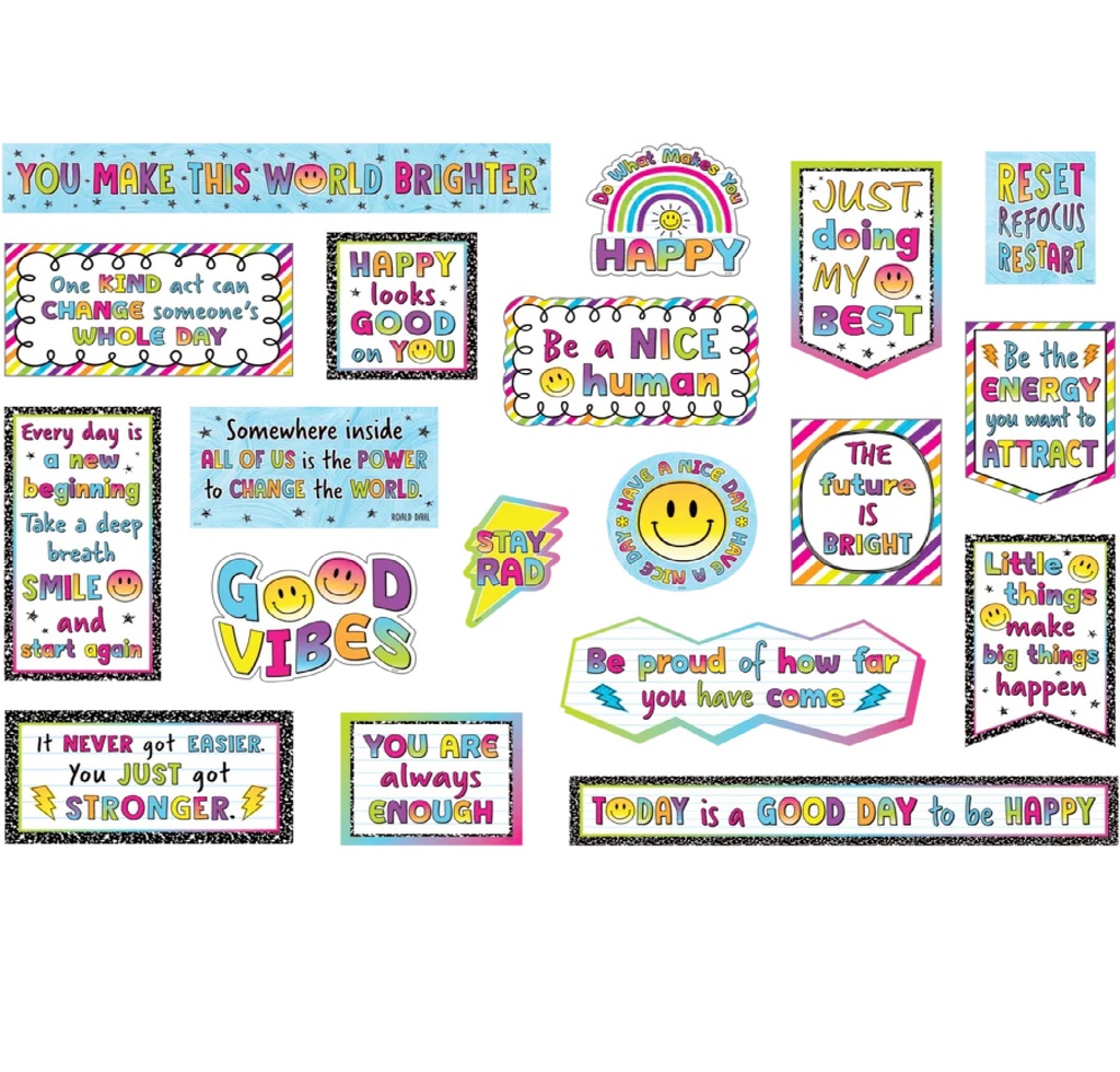 Brights 4Ever Inspirational Mini BB Set 21"x3"(53.3cmx7.6cm) (19pcs)