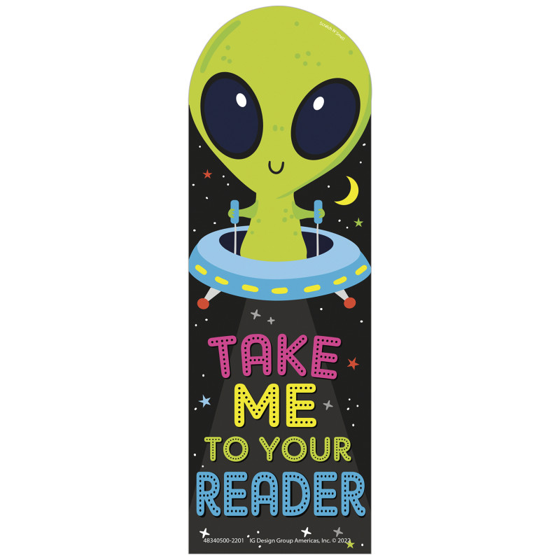 TAKE ME READER SCENTED BOOKMARKS-GREEN APPLE (24pcs)(2''x6'')(5cmx15.2cm)