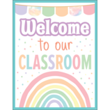 Pastel Pop Welcome! To Our Classroom Chart 17''x22''(43cmx55cm)