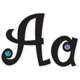 Bling Letters with Colorful Jewels (5"-12.7cm) (395pcs)