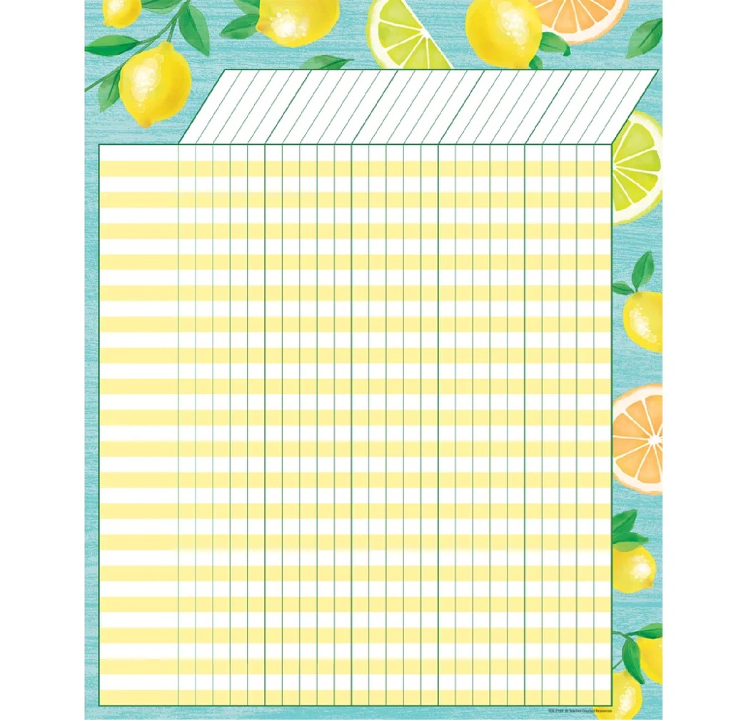 Lemon Zest Incentive Chart (17''x22'')(43cmx55.8cm)