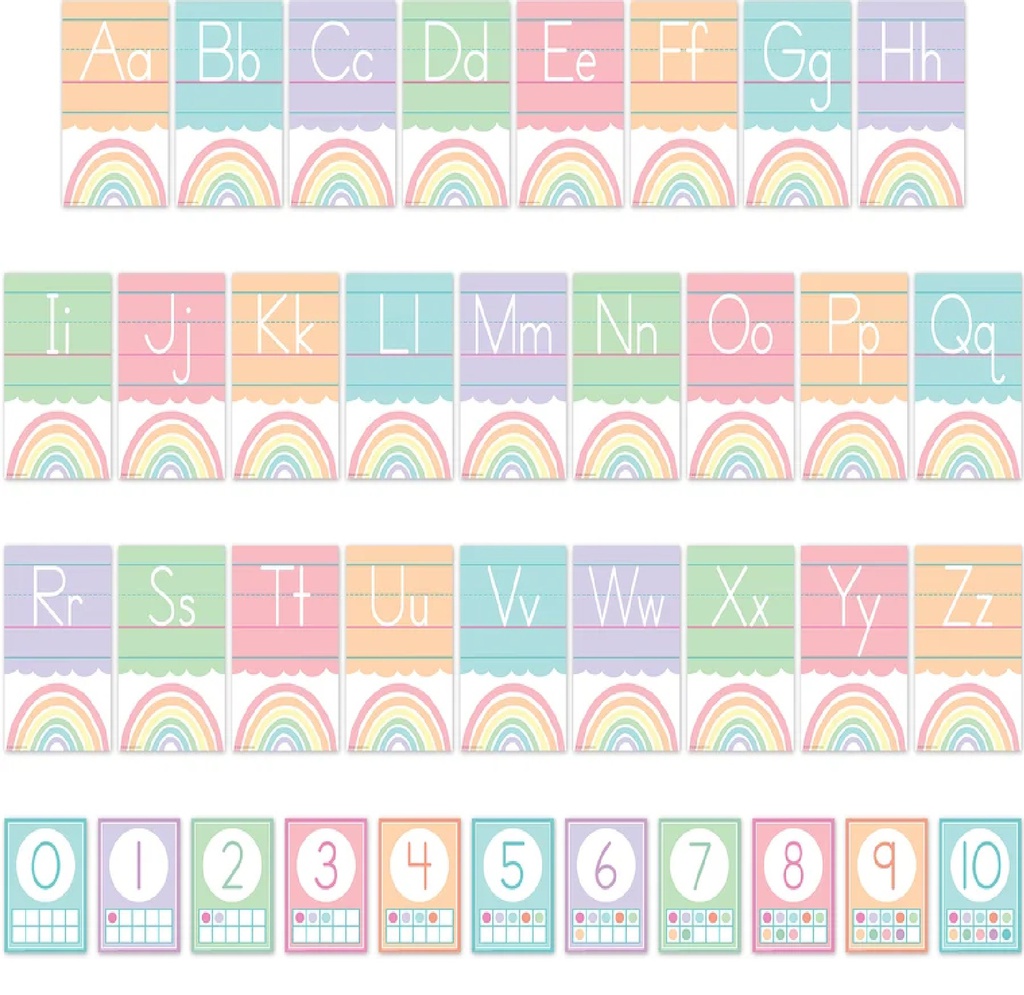 Pastel Pop Alphabet BB Set (37pcs)