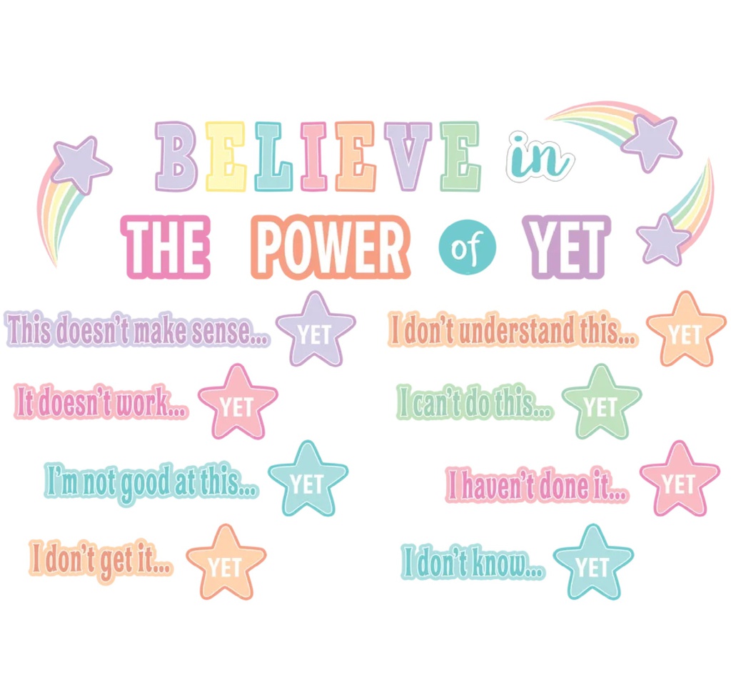 Pastel Pop Believe in the Power of Yet Mini BB Set (5'-1.5m)(31pcs)