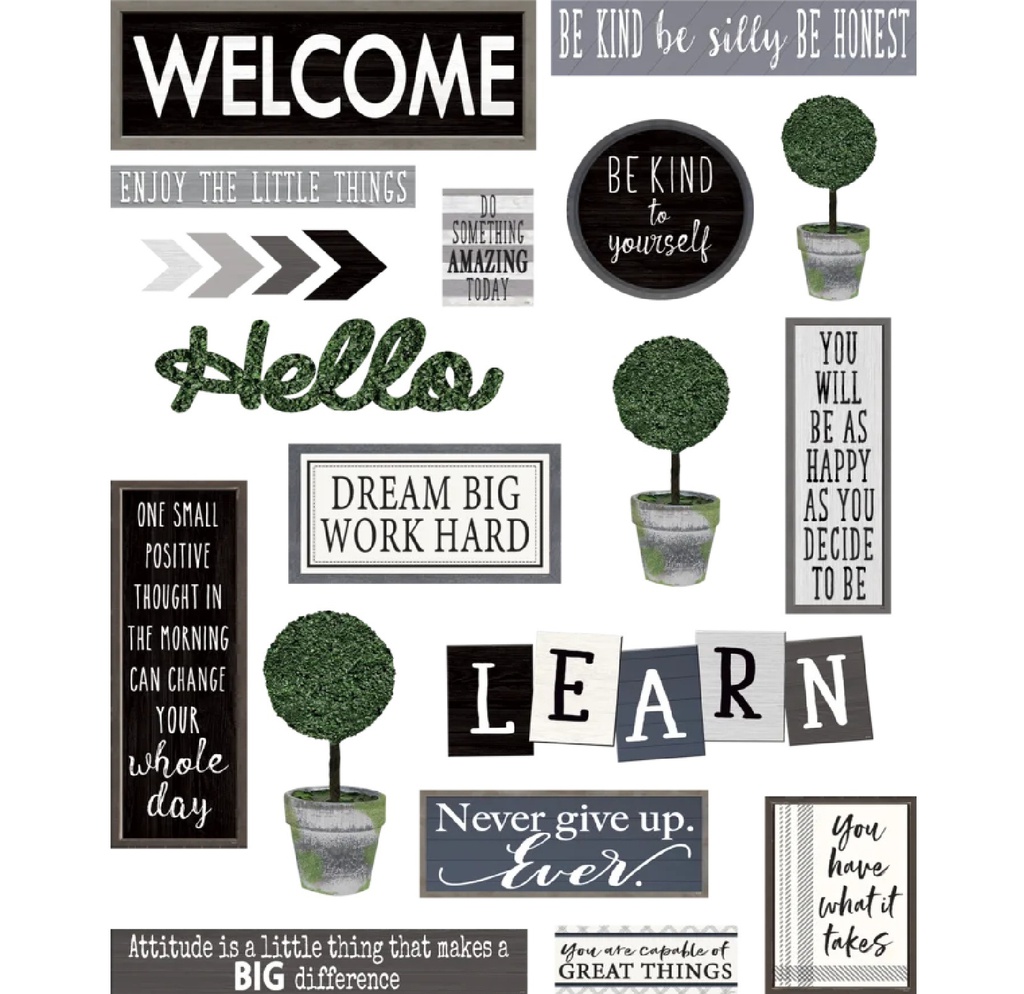 Modern Farmhouse Wall Décor (Welcome!) BB Set(21pcs)