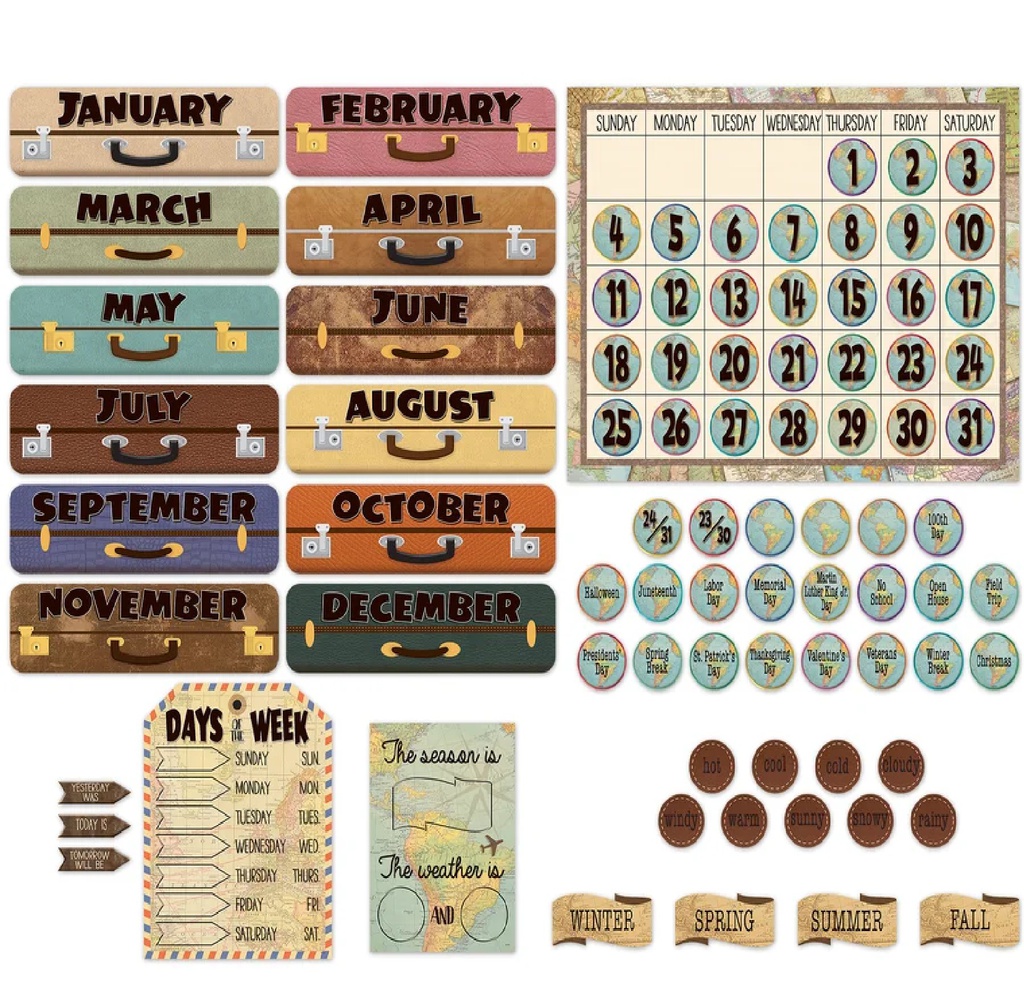 Travel the Map Calendar BB Set (84pcs)