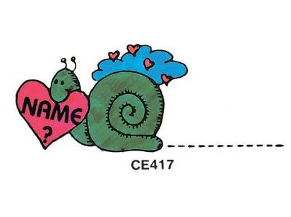 NAME? SNAIL STAMP (7.6cmx 5.6cmx 2.8cm)(3''x2.2''x1.1'')