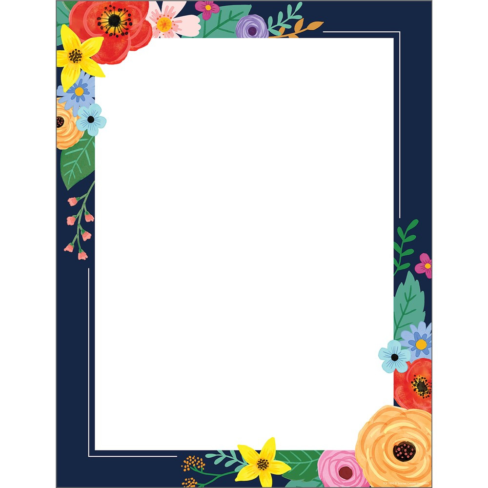 Wildflowers Blank Chart (17''x22'')(43cmx55.8cm)