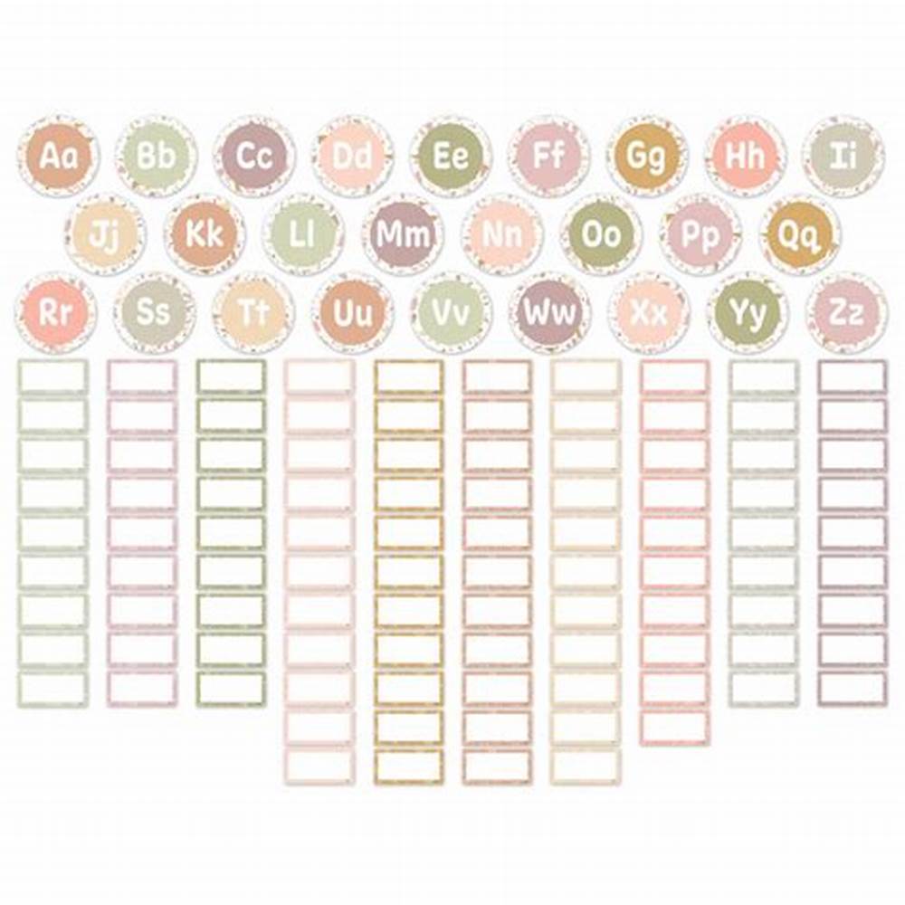 Terrazzo Tones Word Wall BBset (125pcs)