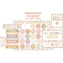 Terrazzo Tones Calendar Bulletin Board Set (115pcs)
