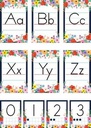 Wildflowers Alphabet Bulletin Board set (37pcs)