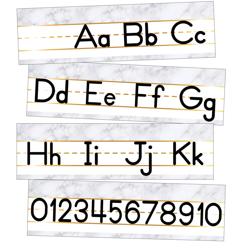 SIMPLY BOHO ALPHABET LINE MANUSCRIPT Mini BBset(8pcs)(21''x6'')(53.3cmx15.2cm)